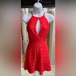 Material Girl red dress 
Size: Small
Never Worn